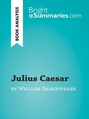 cover image of Julius Caesar by William Shakespeare (Book Analysis)